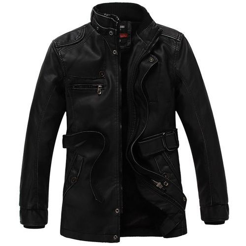 Blouson Aviateur Militaire En Cachemire Avec Col En Fourrure Pour Homme,Veste Longue,Blouson Optique,Manteau Coupe-Vent Chaud,Vêtements D'extérieur En Cuir Synthétique,Sourire