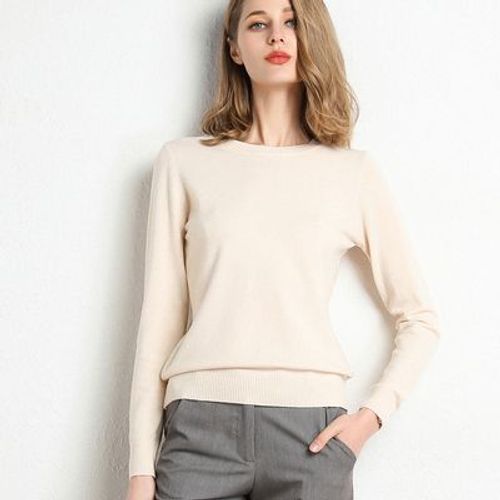 Pull En Cachemire Confortable Pour Femme,Pull En Y