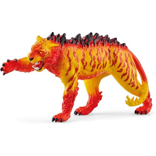 Eldrador Creatures 70148 - Figurine Tigre De Lave - Tigre Malicieux Au Pelage Terrifiant - Jouet Durable Pour Garçons Et Filles - Cadeau Pour Enfants Dès 7 Ans