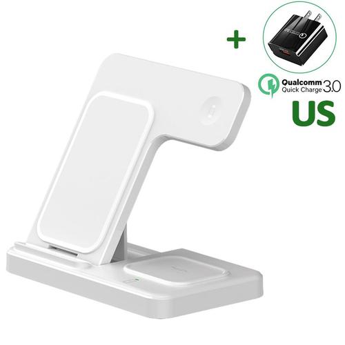 Support De Charge Sans Fil Pliable Chargeurs 3 En 1 Station De Charge Rapide S6 Apple Watch Airpods Iphone X 11 12 13 14 Pro Max 30w