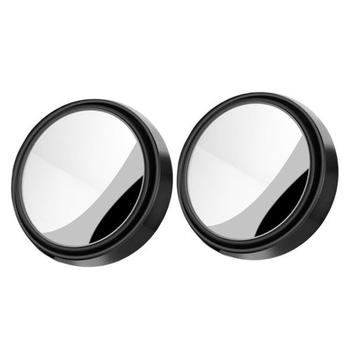 Rétroviseur Auxiliaire Sans Cadre Pour Angle Mort De Voiture,Petits Miroirs Réglables,Grand Angle,Universel,Auto,Moto,2 Pièces - Type Black Set #A