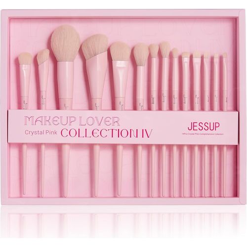 Coffret Cadeau De Pinceaux Maquillage Roses Végétaliens Pinceaux Idéaux Pour Femmes Cadeaux Pinceau Maquillage Professionnels Haute Qualité Pinceau Teint Anti-Cernes Fard À Paupières,T495-G 