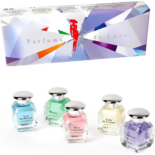 Charrier Parfums Parfums De Luxe, Coffret De 5 Eaux De Parfums Miniatures, 60 Ml 