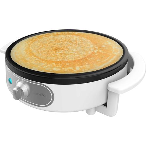 Crêpière Fun Creepy,1200W De Puissance,Revêtement Antiadhésif,Rouleau D'Espacement Et Spatule,Puissance Réglable,Indicateur Lumineux,Diamètre De 30,5 Cm,08034