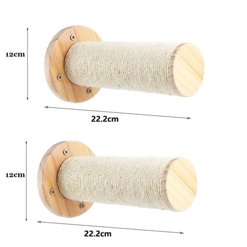 Meubles Muraux En Bois Pour Chats,1 Pièce,Étagères Pour Chats,Perchoirs,Marches Pour Chats,Échelle,Lit,Activité,Arbre,Structure D'escalade Moderne - Type 2pcs Scratching Post