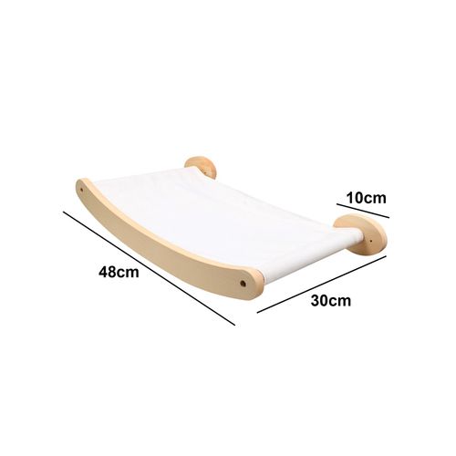 Meubles Muraux En Bois Pour Chats,1 Pièce,Étagères Pour Chats,Perchoirs,Marches Pour Chats,Échelle,Lit,Activité,Arbre,Structure D'escalade Moderne - Type A Cat Hammock2