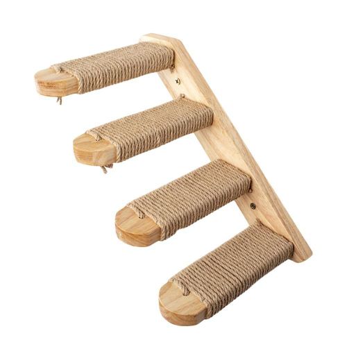 Meubles Muraux En Bois Pour Chats,1 Pièce,Étagères Pour Chats,Perchoirs,Marches Pour Chats,Échelle,Lit,Activité,Arbre,Structure D'escalade Moderne - Type Cat Stairs-Right