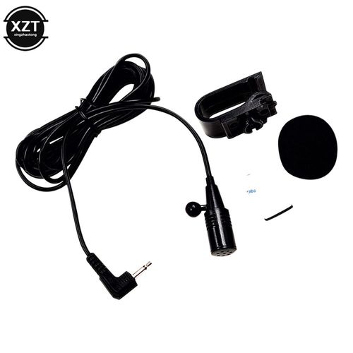 Connecteur De Microphone Pour Voiture,2.5mm,Pioneer,Support Récepteur Radio Stéréo,Mousse Coupe-Vent - Type Black