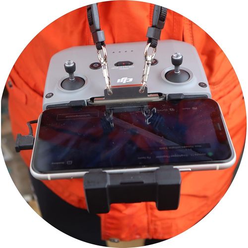 Bandoulière Pour Contrôleur À Distance Dji (Dji Mavic 3,Dji Mavic Air 2,Dji Mavic Mini 2,Dji Mavic 2) (Acier Inoxydable Rc),Acier Inoxydable Brossé-Sanag