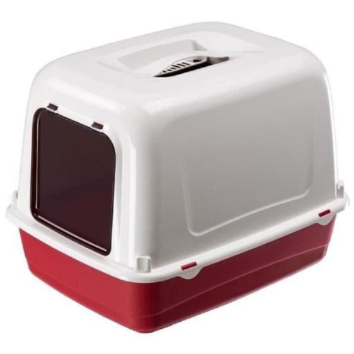 Maison De Toilette Pour Chat Clear Cat 10 - Plastique - Filtre A Charbon Actif - Porte - Ferplast