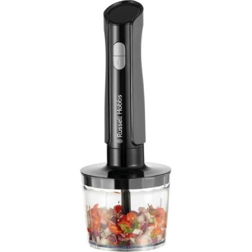 Mixeur plongeant - RUSSEL HOBBS - Desire Matte Charcoal - 500 W - 2 vitesses + Pulse - Noir