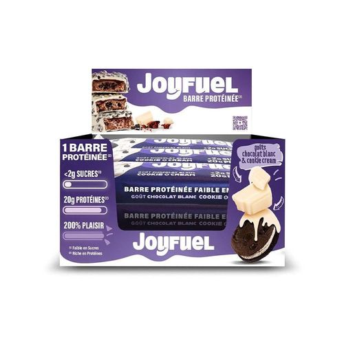 Joyfuel Barre Protéinée (12x55g)|Cookies Et Cream| Barres Protéinées|Joyfuel 