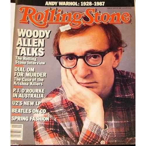 Rolling Stone  N° 497 : Andy Warhol : 1928-1987