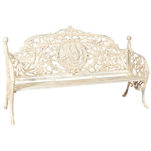 Banc En Fonte Liberty Avec Finition Antique