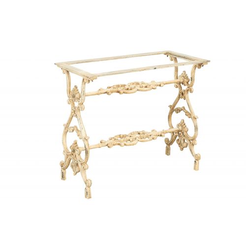 Base De Table En Fonte Avec Finition Antique
