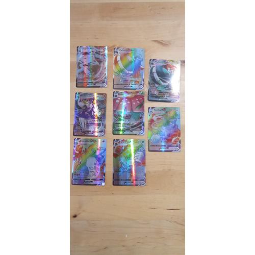 Lot De Huit Cartes Pokémon Vmax