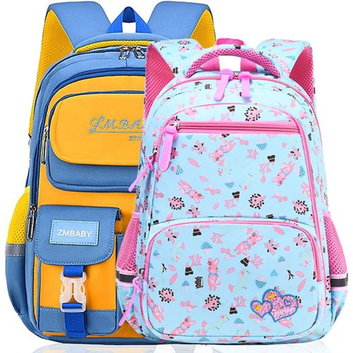 Sac à Dos Enfant Cartable Fille Primaire Imperméable Sac a Dos Garcon Multi Poche Cartables Scolaires au Design Ergonomique Grande Capacité Cartables pour CE1-CE2,CM1-CM2 D'école Étudiants