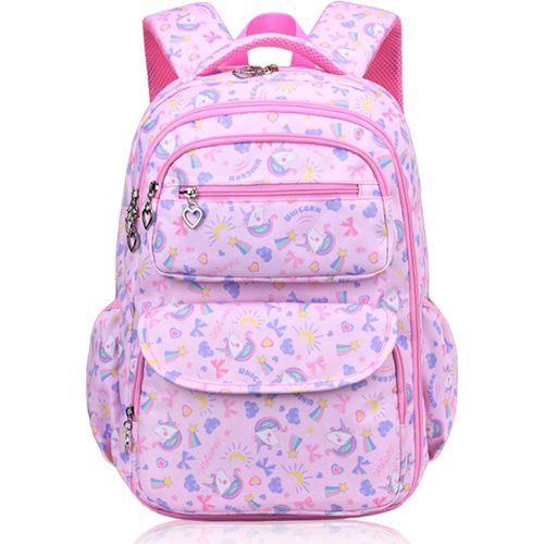 Sac à Dos Enfant Cartable Fille Primaire Imperméable Sac a Dos Garcon Multi Poche Cartables Scolaires au Design Ergonomique Grande Capacité Cartables pour CE1-CE2,CM1-CM2 D'école Étudiants