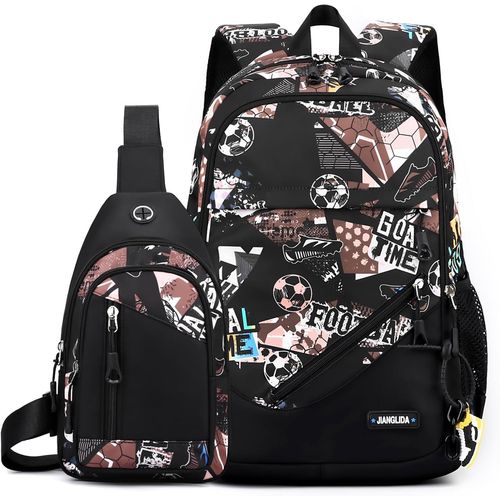 Cartable Garcon Primaire College-Sac a Dos pour Enfants Adolescents Mode et Multifonctionnel,Cadeau pour les Garçons et les Filles âgés de 10 à 12 ans,Sac D'école Grande Imperméable