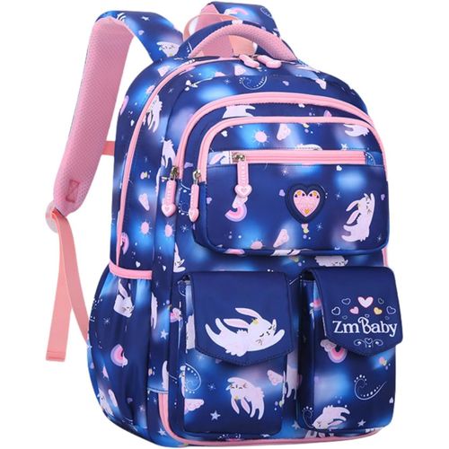Sac A Dos pour Enfant Cartable Fille Primaire Maternelle,Kawaii Sac D'école pour Fille Garçon 6 8 à 10 ans,Sac Ecole Léger et Imperméable,28 * 17 * 41 cm