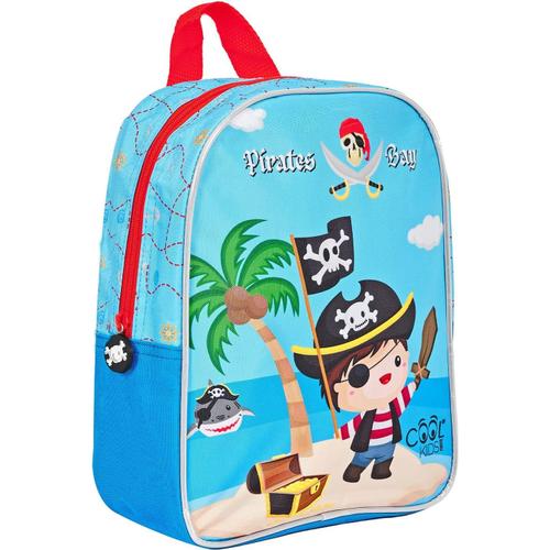 Sac a Dos Enfant Pirate Dinosaure Ecole Primaire Maternelle-Sac de Voyage Garcon avec Poche Avant Détails Réfléchissant-Cartable Coloré Bretelles Réglables-38x26x16 cm