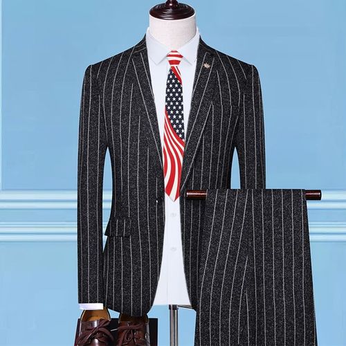 Blazer Et Pantalon En Glaçure À Carreaux De Style Britannique Pour Hommes,Veste Imbibée,Manteau D'affaires Mince Haut De Gamme,Banquet De Mariage,Mode Masculine,Ensemble De 3 Pièces