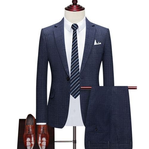 Manteau En Glapants Trempé Pour Homme,Ensemble De 3 Pièces,Blazers À Carreaux De Style Britannique Rétro,Veste Fjwaistcoat,Décontracté,Boutique,Business,2023