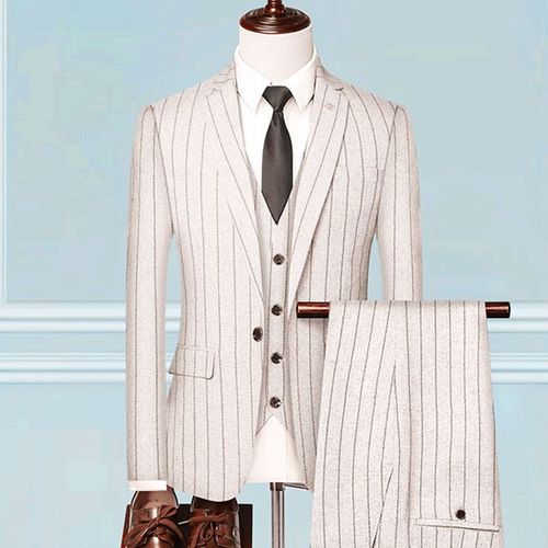 Blazer Et Pantalon En Glaçure À Carreaux De Style Britannique Pour Hommes,Veste Imbibée,Manteau D'affaires Mince Haut De Gamme,Banquet De Mariage,Mode Masculine,Ensemble De 3 Pièces