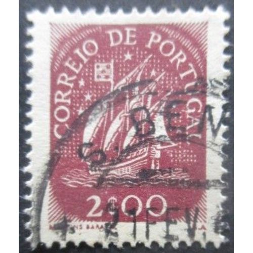 Portugal N°637 Caravelle Oblitéré