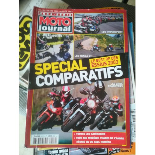 Moto Journal Hors Serie 2312 De 2003 Kawasaki Z1000,Honda Cb1300,Yamaha Xjr1300,Honda Cb900 Hornet,Ccm 644 Dual Sport Supermoto,Hva 570 Smr,Ktm 640 Supermoto,Yamaha R6,Aprilia Rsv1000,Suzuki Gsxr1000