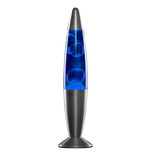 Lampe À Lave Bleu Magma Fusée Vintage Année 70 + Ampoule De Rechange - Straße Tech ®
