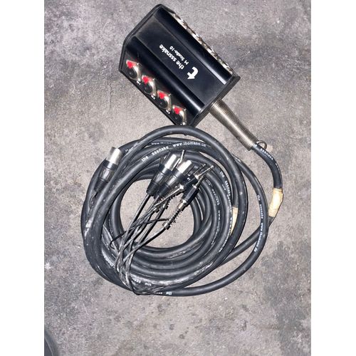 Cordial Multipaire 8 Xlr Mâle/8 Jack Stéréo 10 M