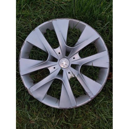 Enjoliveur De Roue De Voiture Automobile 15" 15 Pouces Omaier Ou Maier Peugeot 5184m P/Emd40 Spax623447 Moule 1 Ref. Fct Psa 9673846277 Ref. Fnr Psa : 9673846577 Ind 03 En Abs Silver Argent P/E Md40