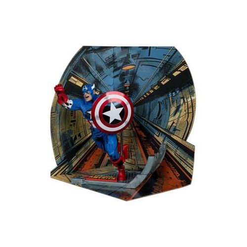 Marvel Collection Statuette Pvc 1/10 Captain America (Captain America #100) 12 Cm