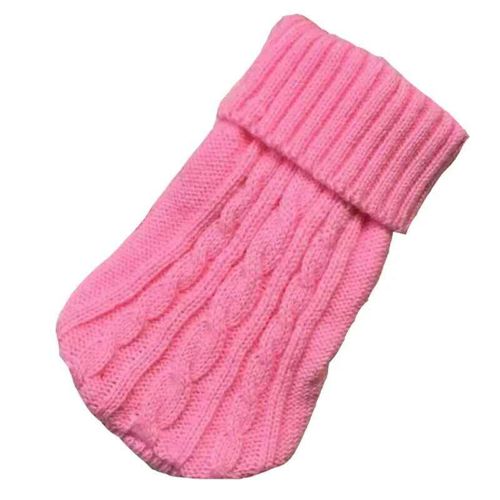 Vêtements D'hiver Pour Chiens,Vêtements Pour Animaux De Compagnie Tricotés Pour Petits Et Moyens Chiens Chihuahua Chiot Pull Yorkshire Pur Chien Pull Ropa Perro - Type Pink-S (6) 1-2kg