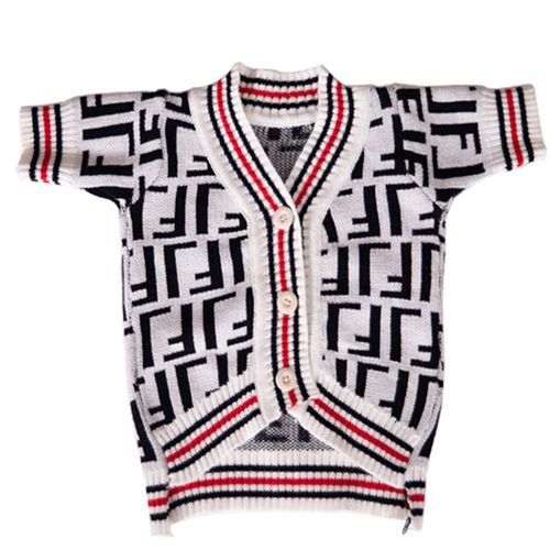 Pull D'hiver Chaud Pour Chien,Vêtements De Marque Pour Chiot,Vêtements De Luxe Pour Petit Chien,Vêtements Pour Animaux De Compagnie,Bouledogue Français,Nounours - Type White-L