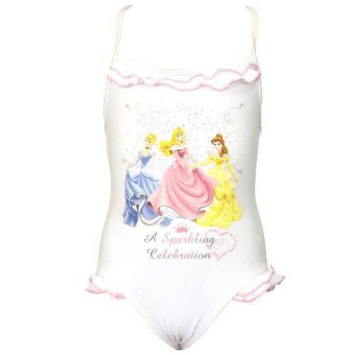 Maillot 1 Pièce Blanc Disney Princesses