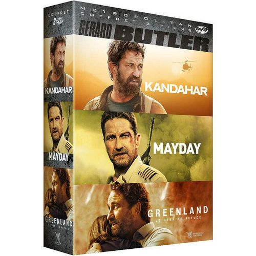 Gerard Butler : Kandahar + Mayday + Greenland : Le Dernier Refuge - Pack