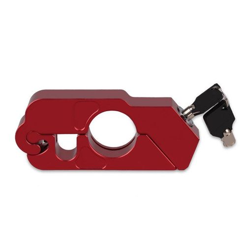 Serrures De Sécurité Pour Guidon De Moto,Protection Contre Le Vol Automatique,Poignée Adaptée,Sécurité De Rue,Scooter,Vtt,Vélos,D343 - Type Red