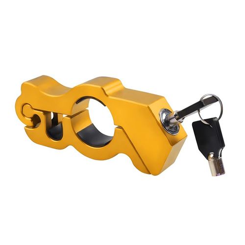 Poignée De Verrouillage De Guidon De Moto Anti-Vol,Solide,Pour Bmw R1250gs Runder Gs Lc Adv F850 Gs Fenecast Gs F650gs F850gs Gravi Gs/R - Type Gold No Logo