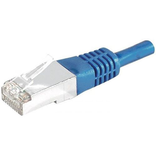Dexlan Cat6a Rj45 Patch Cable S/ftp Blue - 10 M