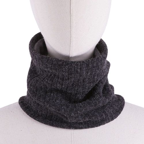 Écharpe À Col En Laine Épaissie Pour Hommes Et Femmes,Écharpe Unisexe,Anneau De Cou Chaud,Cachemire Solide,Mode Hivernale,2024