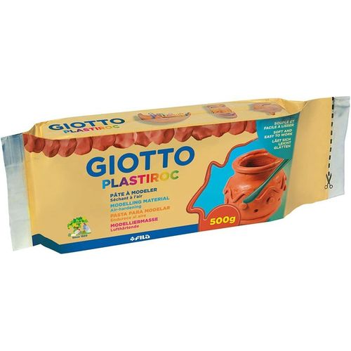 Giotto Giotto Plastiroc - Pain 500g Terracotta Pâte Autodurcissante