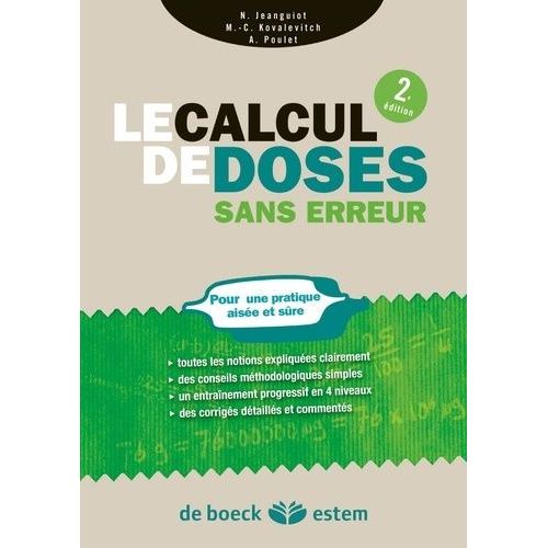 Le Calcul De Doses Sans Erreur