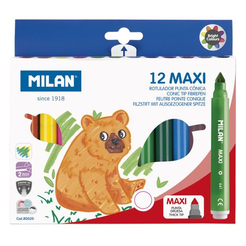 Feutres Maxi 12 Pièces