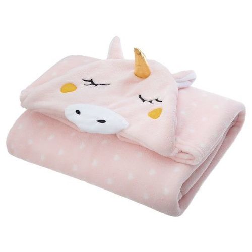 Plaid Licorne Rose De Atmosphera