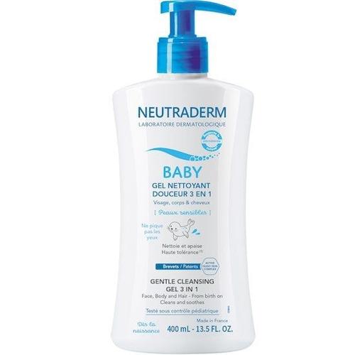 Gel Nettoyant Douceur 3 En 1 Pompe 400 Ml De Neutraderm