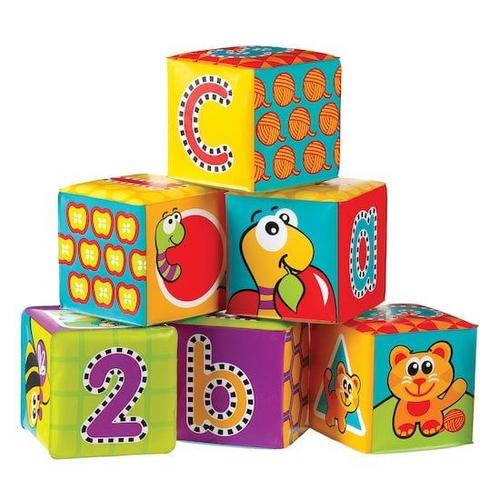 Cubes De Bain Souples Multicolore De Playgro