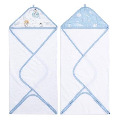 Lot De 2 Capes De Bain Space Explorers De Aden + Anais Essentials