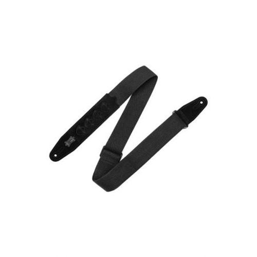 Levy's - Mc2ph-Blk - Sangle Guitare Et Basse Coton Porte Médiators